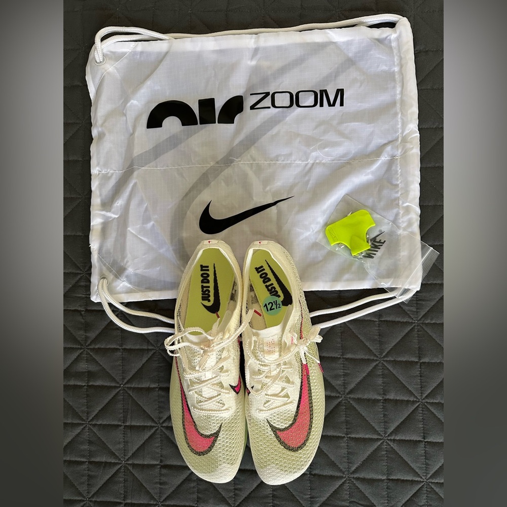 Nike Air Zoom Victory Track Spikes Sail Pink CD4385-101 Men's Size 12.5 - Picture 2 of 8